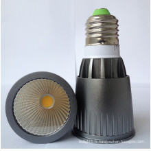 Nouvelle ampoule à lampe LED COB LED haute puissance AC85-265V 7W E27